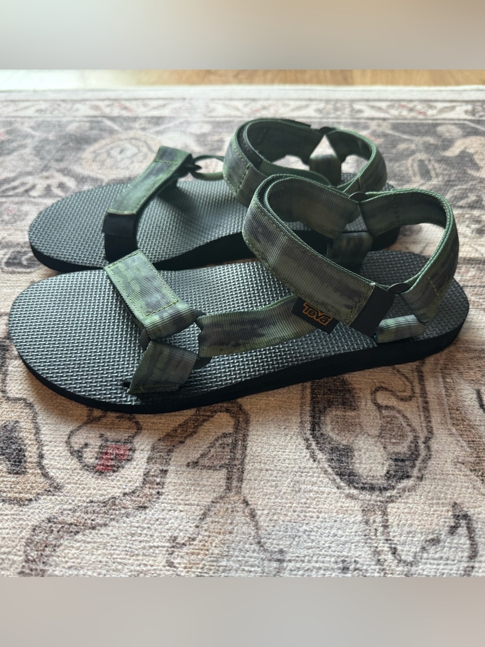 TEVA - Original Universal Tie-Dye Sandals, Sorbet Dark Olive - Size 9